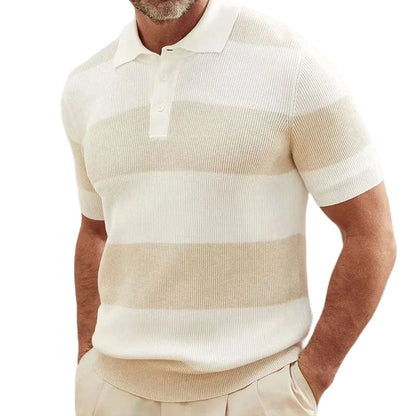 Mirage Knitted Stripe Polo