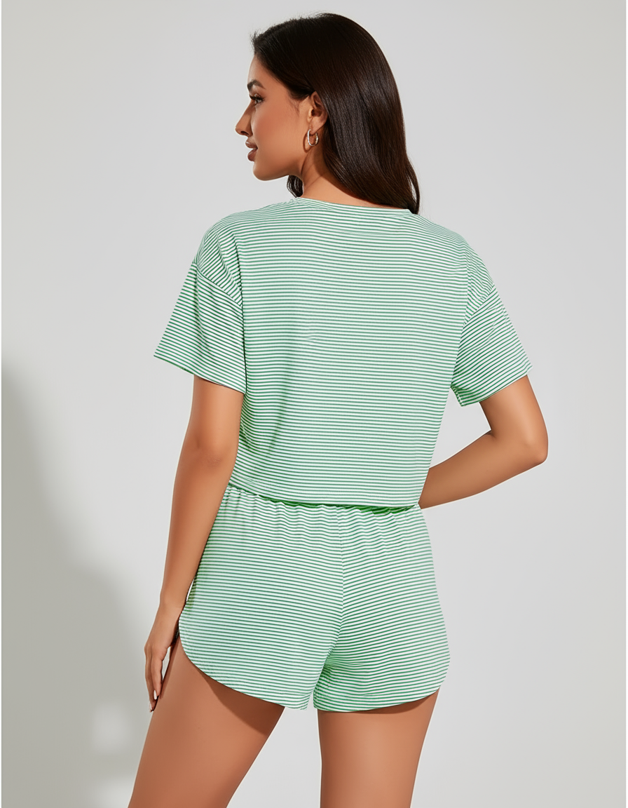 MAYFAIR Cozyline Loungewear Set in Dark Green