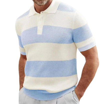 Mirage Knitted Stripe Polo
