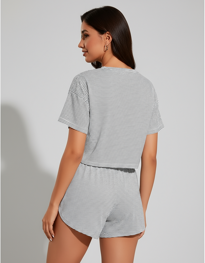 MAYFAIR Cozyline Loungewear Set in Brown