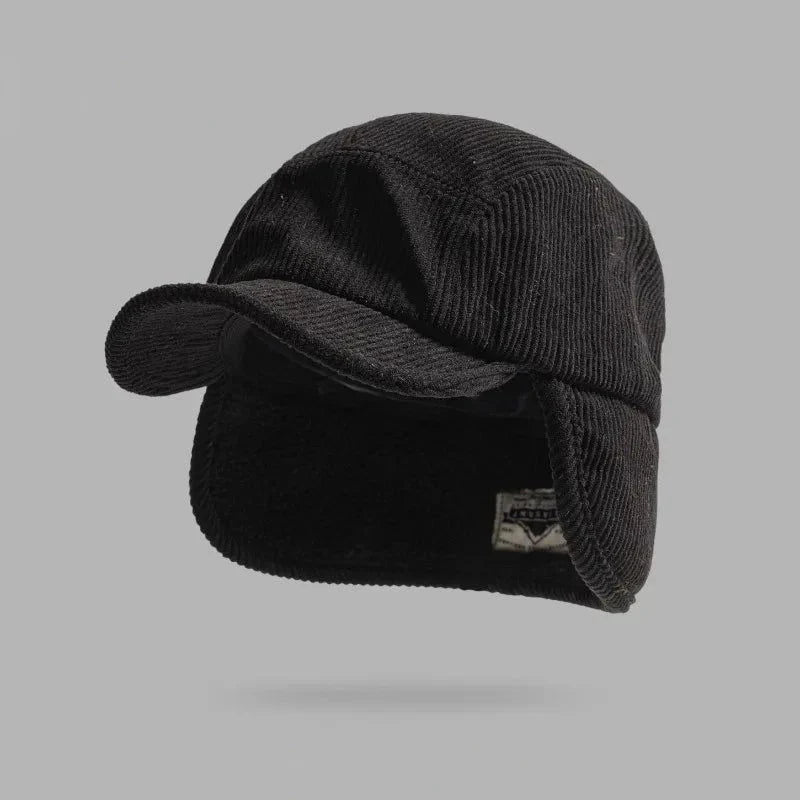 Alpine Corduroy Earflap Cap