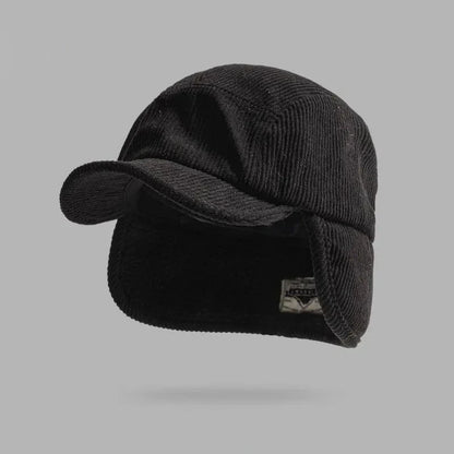 Alpine Corduroy Earflap Cap
