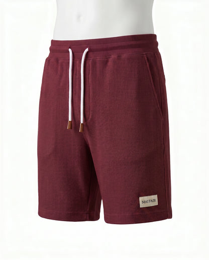 MAYFAIR Men's Elegant Shorts - Burgundy