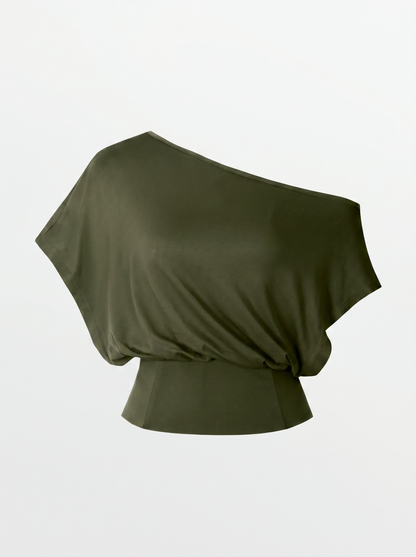 MAYFAIR Blouson Off-Shoulder Top
