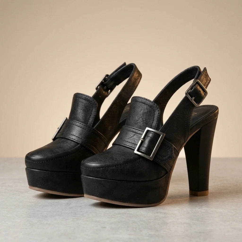 Bella Slingback Block Heels