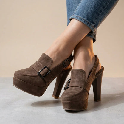 Bella Slingback Block Heels