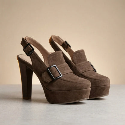 Bella Slingback Block Heels