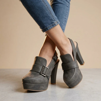 Bella Slingback Block Heels